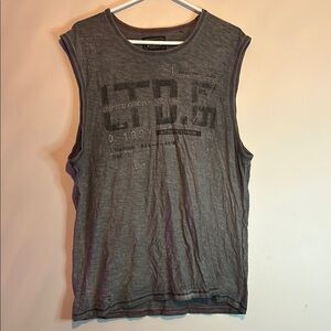 Men's Gray Tank Top